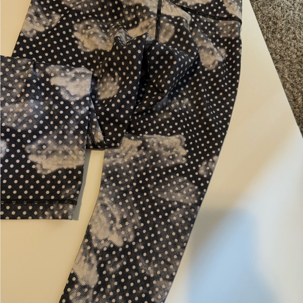 lululemon athletica Black & White Polka Dot Leggings